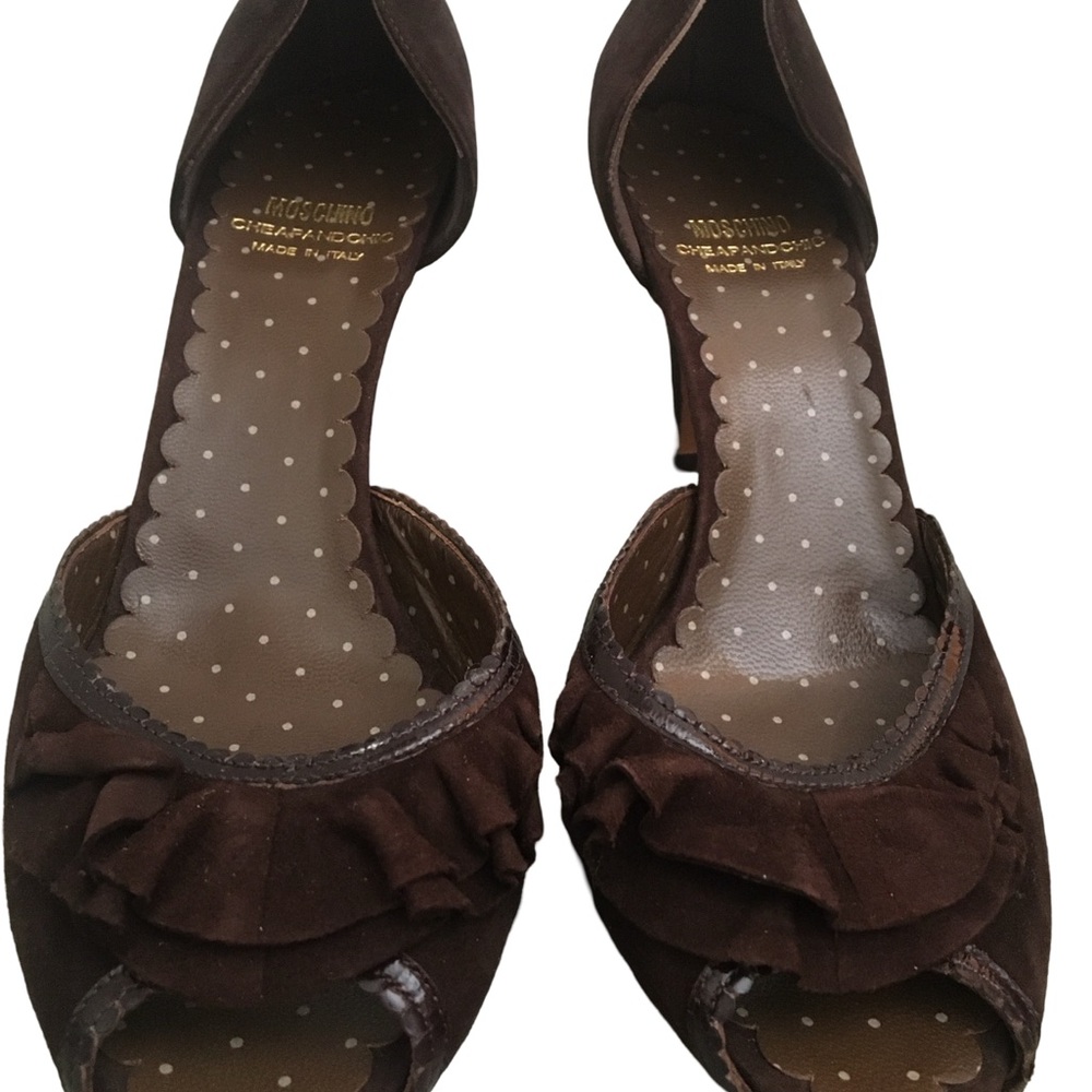 Moschino chic vintage shoes 39 8.5 - Picture 3 of 16